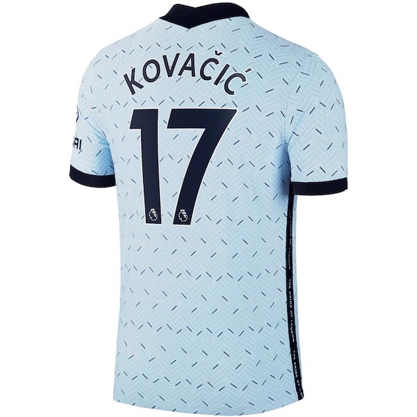 Camiseta Chelsea NO.17 Kovacic Replica Segunda Ropa 2020/21 Azul